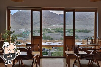 Take a seat at one of the tables at RIWO