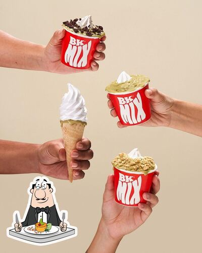Comida em Burger King