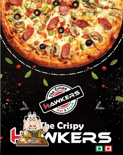 At The Crispy Hawker Phillaur, you can get pizza