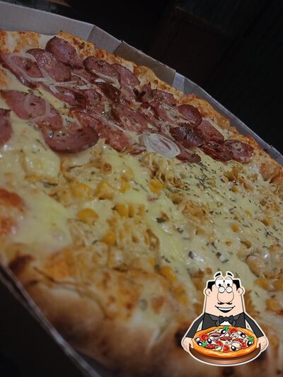 Experimente pizza no Pizzaria sabor tradicional