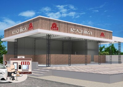 The exterior is an important feature of RUCHIRA