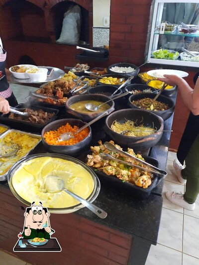 Comida em Restaurante Sabores Caseiros