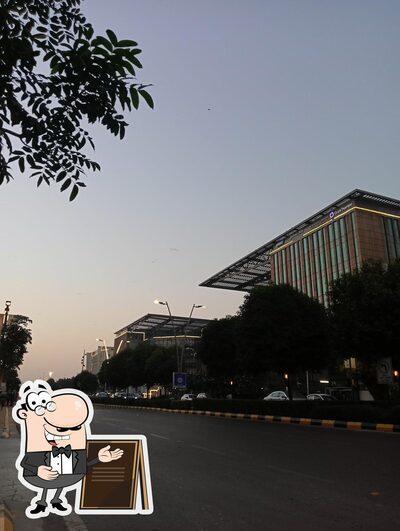 The outside part is an important feature of Vasant Gaon, vasant vihar new delhi