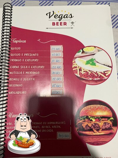 Platos en Vegas Beer