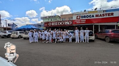 Você pode espairecer no exterior Panificadora e Confeitaria O Rei do Pão