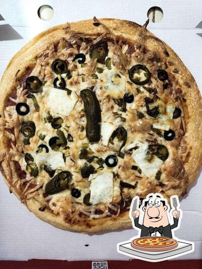 At M M Pizza Town, you can enjoy pizza