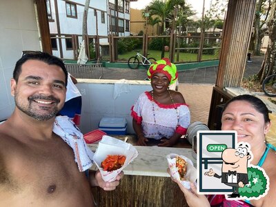 o exterior é uma característica importante do Acaraje da Marcia