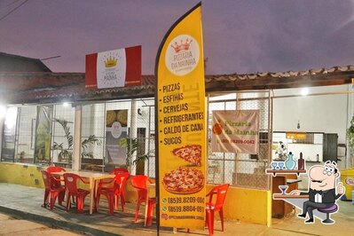 O interior do Pizzaria da Mainha