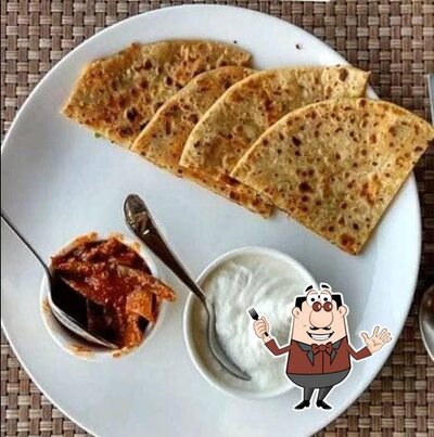 Food at Agra Parantha Bhandaar