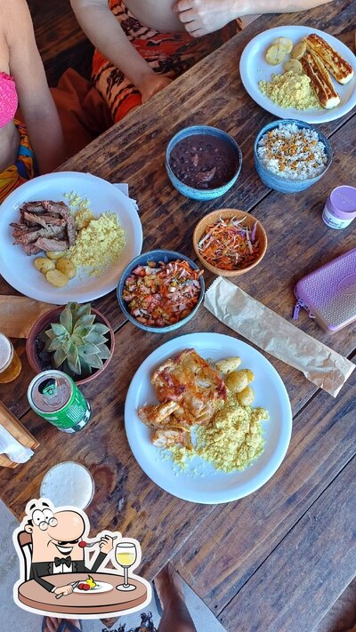 Comida em Bóra Xandó Restaurante - Caraíva