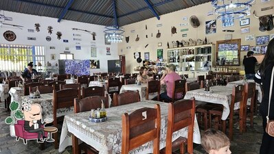 Veja imagens do interior do Restaurante Rei da Traira