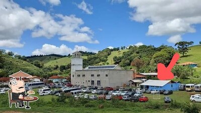 o exterior é uma característica importante do lanchonete Lagoa