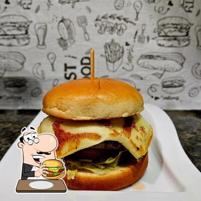 Peça um dos hambúrgueres oferecidos no Caminho da Rota - Restaurante Self-Service, Hamburgueria e Pizzaria