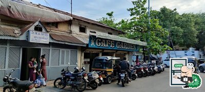 Check out the outside part of Cafe Garden