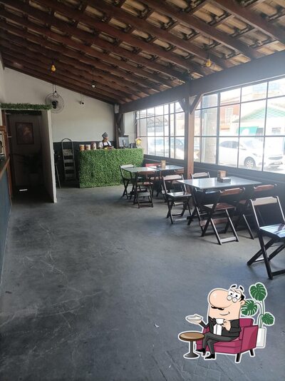 O interior do Restaurante Boa Parada