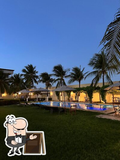 a área exterior é uma característica importante do Hotel & Pousada Italia Beach | Pousada em Porto das Dunas | Café da Manhã, Piscina, diversão e muito mais!