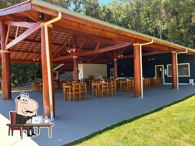 O interior do Pesqueiro do Davi