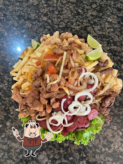 Platos en Pousada do Mario