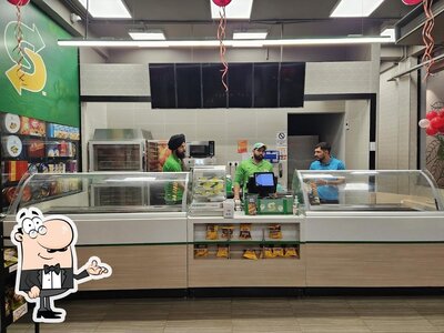 Take a seat at one of the tables at Subway Malerkotala Road