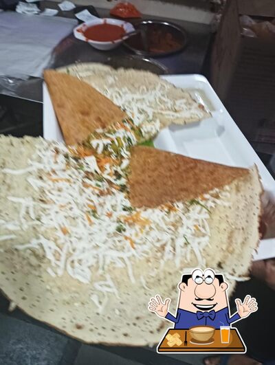 Food at Sri Raghavendra hotel