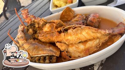 Comida em Corais Gunga Beach Club