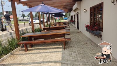 O exterior do Restaurante Glória