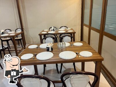The interior of The Grand Ruturaj Restaurant & Caterers