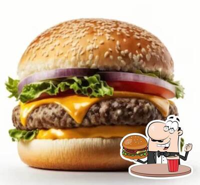 Get a burger at Swami Dosa