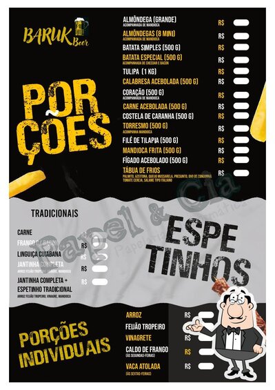 O interior do Baruk beer