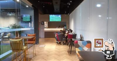 The interior of Manipal Food Court