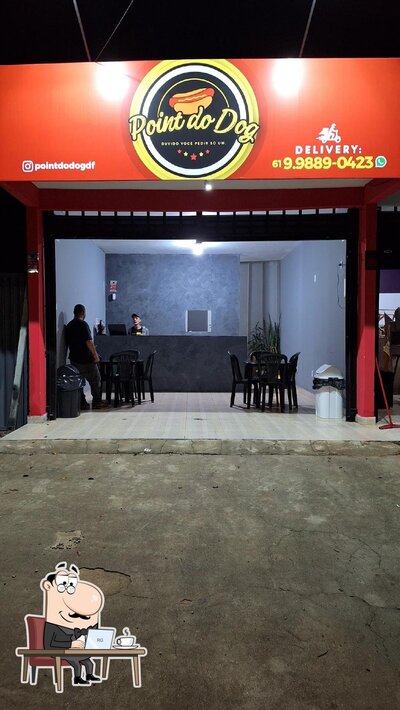 O interior do Point do Dog DF