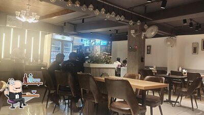 The interior of Nathu's( Pure Vegetarian Restaurant)