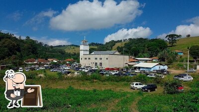 Veja a parte externa do lanchonete Lagoa