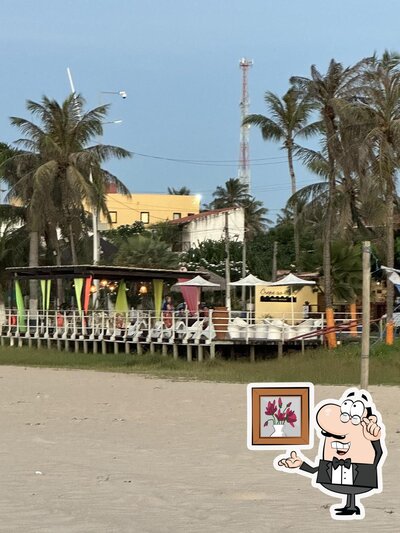 O interior do Crepe ao mar