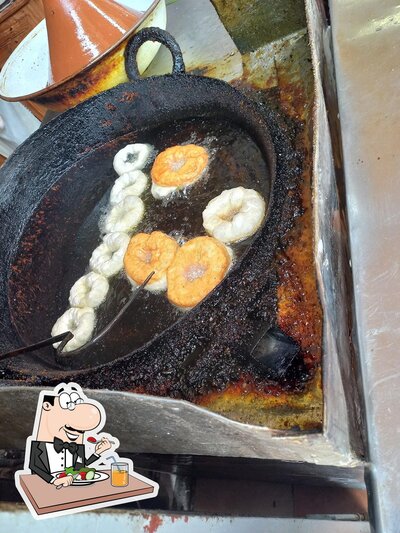 Nourriture à Beignet crêpes Harcha
