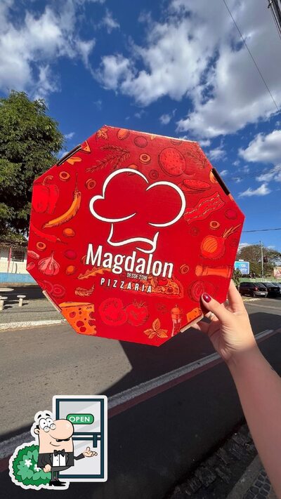 O exterior do Pizzaria Magdalon