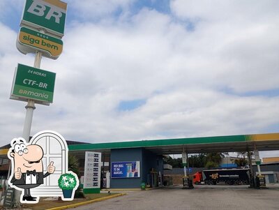 O exterior do Posto Petrobras