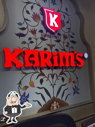 Take a seat at one of the tables at Karims