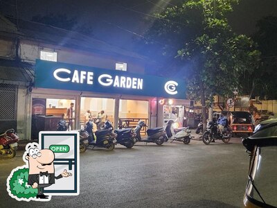 The exterior of Cafe Garden