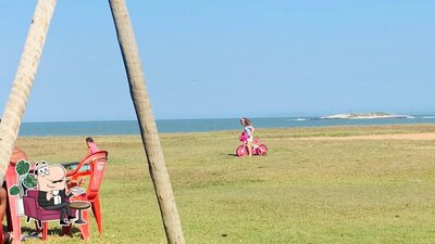 O interior do Quiosque Brisa Carioca