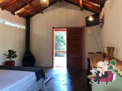 O interior do Pousada Chalés da Lua