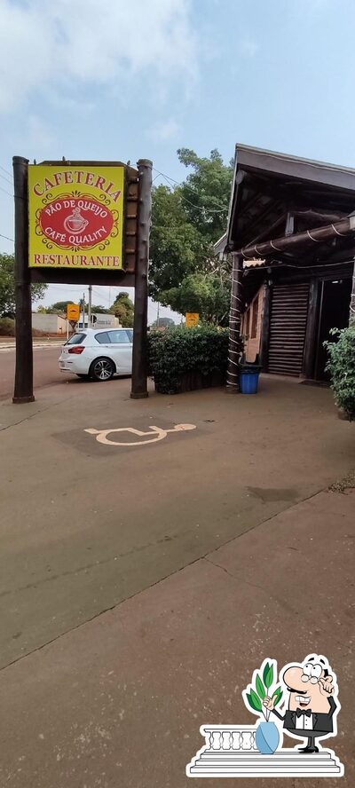 O exterior do Pão de Queijo Café Quality Café e Restaurante