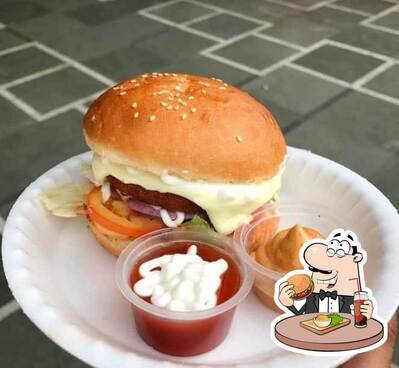 Order one of the burgers offered by Tea Bowl