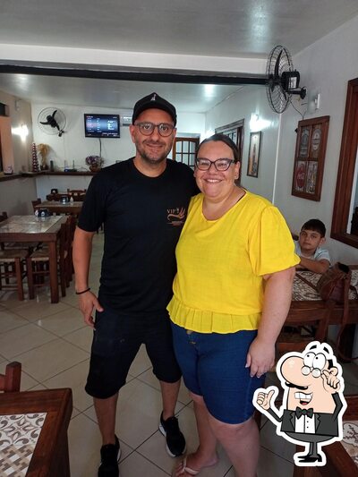 O interior do Vipz Restaurante