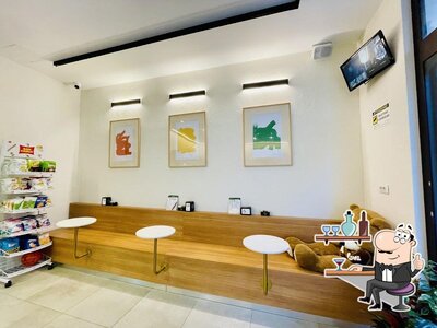 Gli interni di Bon Bon Food&Drink