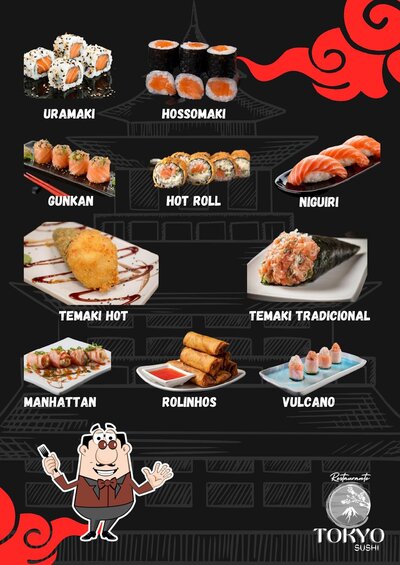 Comida em Restaurante Tokyo Sushi