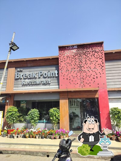 Check out how New Break Point Restaurent looks outside