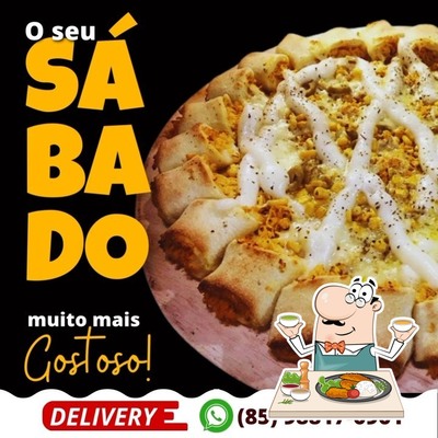 Comida em Pizza Bean
