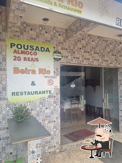 a parte exterior é uma característica importante do Restaurante E Pousada Beira Rio
