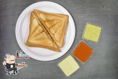 Check out how Balaji Sandwich House looks inside